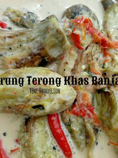 Foto resep Parung Terong Khas Banjar (terong babanam) #Dandelion
