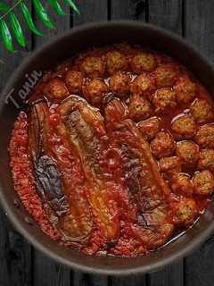 عکسی از دستور تپسی بادمجان