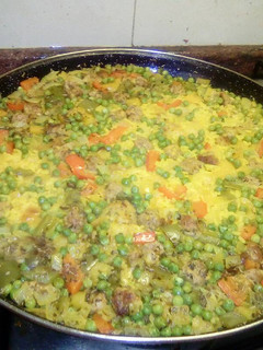 Una foto de Arroz Milanesa con Albondiguillas
