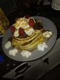 Strawberry pancakes