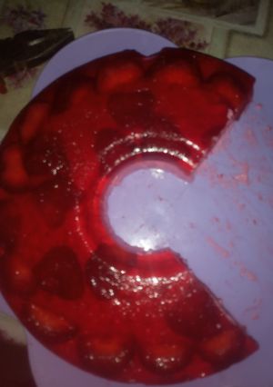 Una foto de Postre de Gelatina😍🤤