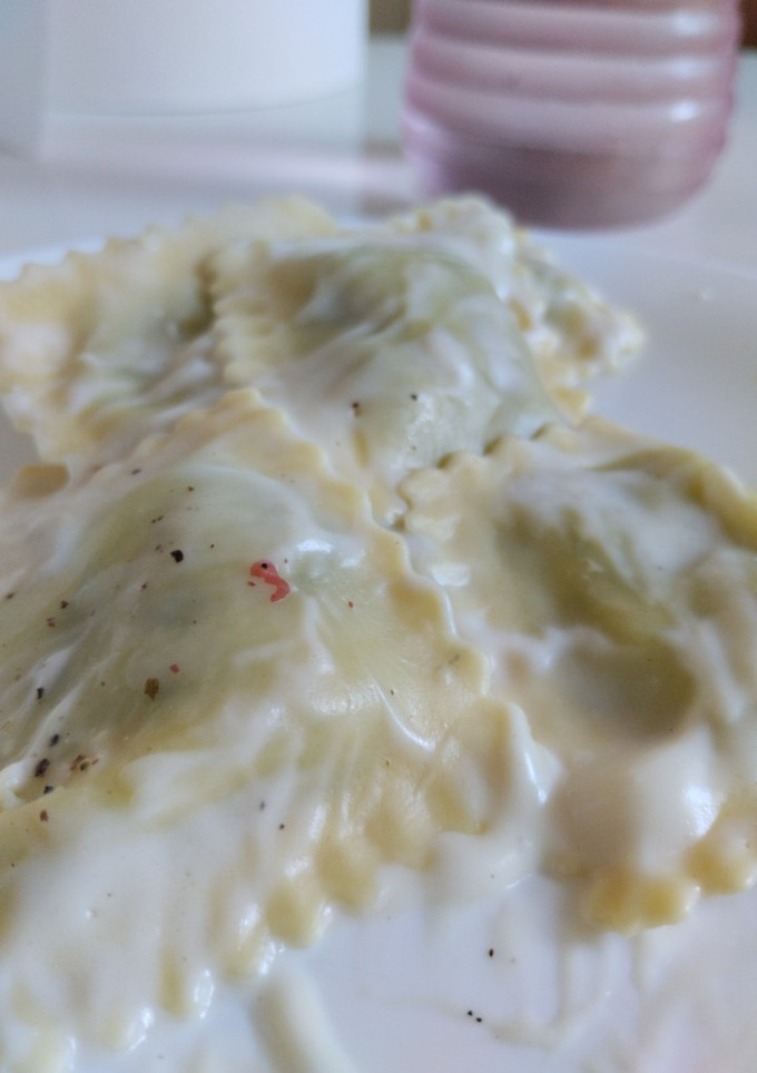 Una foto de Raviolis de ricota y espinacas