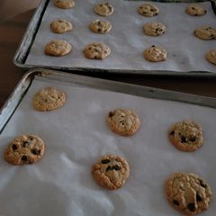 A picture of Best chocolate chip work cookie.