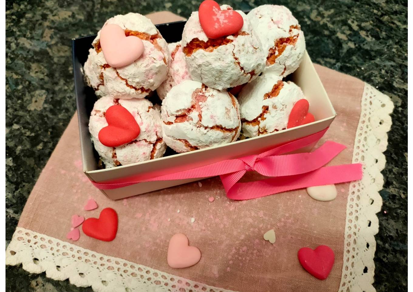 Crinkles aux biscuits roses de Reims