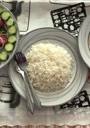عکسی از دستور گوجه بادمجون با پلو
