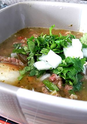 Una foto de Jugo de carne estilo Jalisco