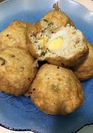 Foto resep Bola bola tahu isi telor puyuh