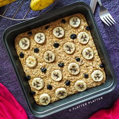 A picture of Banana Baked Oatmeal.