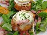 Salade de chèvre chaud