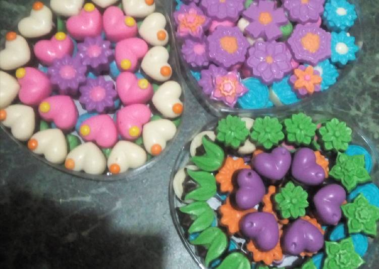 Coklat Praline warnawarni Unyu