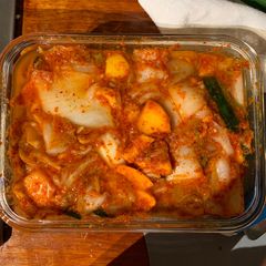 A picture of Feasting at Home's kimchi recipe!.