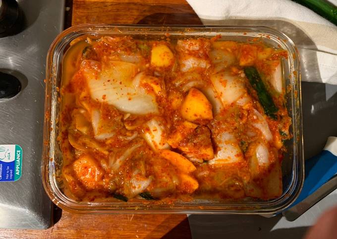 Step-by-Step Guide to Make Super Quick Homemade Feasting at Home&#39;s kimchi recipe!