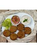 Air fried Stuffed Mutton Shami Kebab