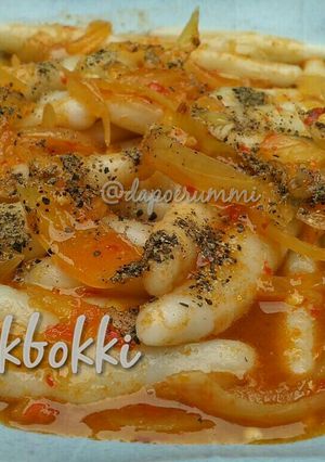 Foto resep Tteokbokki (Kue Beras Khas Korea)