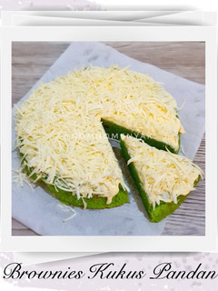 Foto resep Brownies Kukus Pandan
