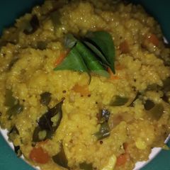 A picture of Wheat daliya Upma.