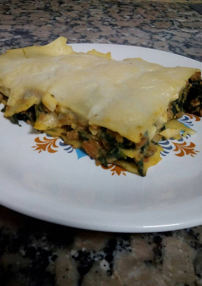 Una foto de Lasaña de carne
