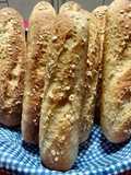 Mini baguettes de quinoa en panificadora