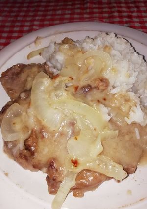 Una foto de Escalopes al Vino blanco