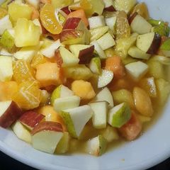 A picture of Fruits salad.