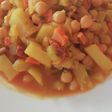 Guisado de garbanzos con verduritas