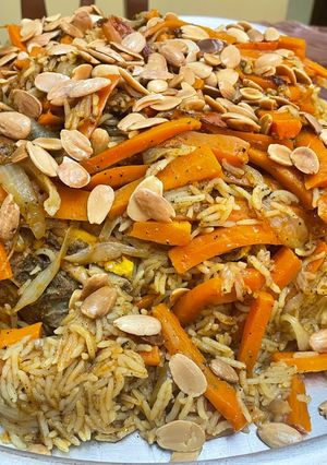 صورة لوصفة رز بخاري