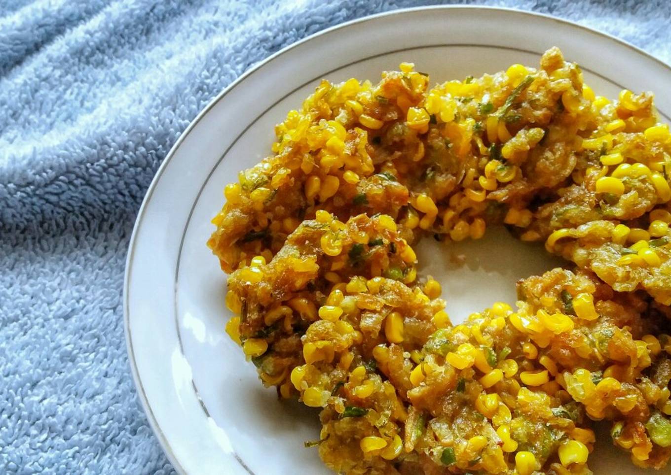 Corn and Mushroom Fritters