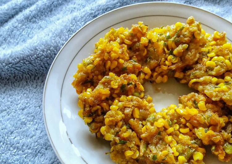 Corn and Mushroom Fritters