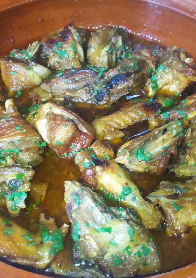 Una foto de Pollo de granja del abuelo Adolfo