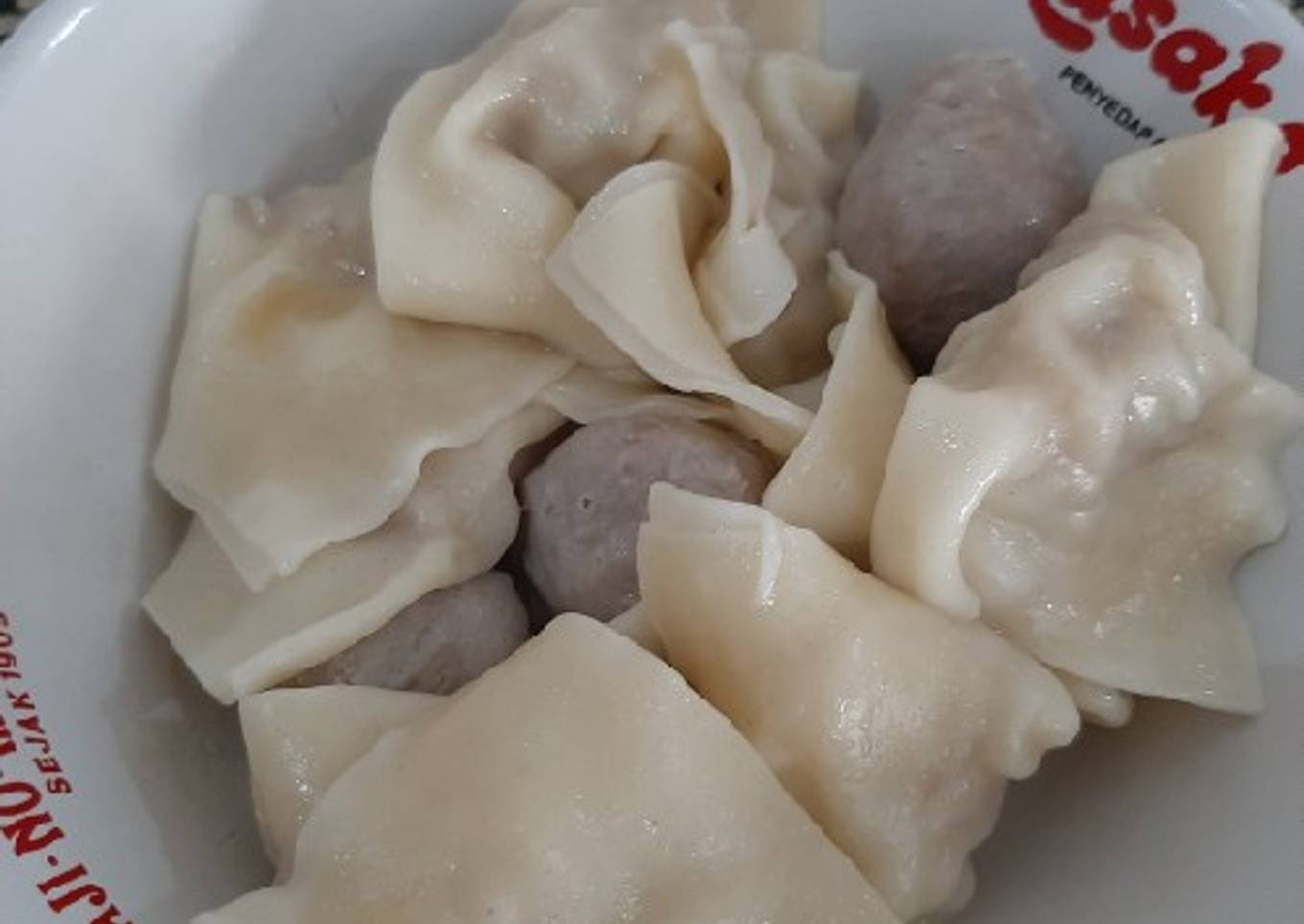 Pangsit kuah non halal