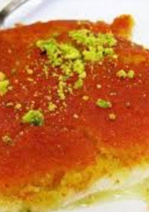 صورة لوصفة الكنافة الكذابة بالتوست
