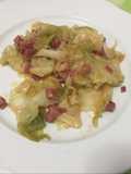 Repollo con jamón
