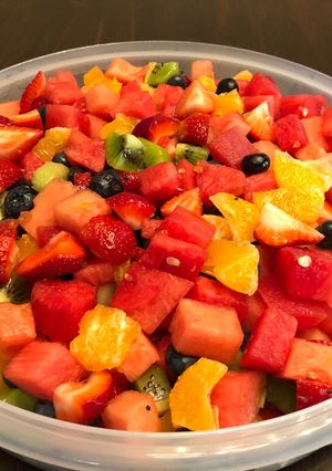 A picture of Super summer fruits salad.