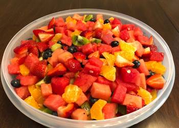 How to Cook Yummy Super summer fruits salad