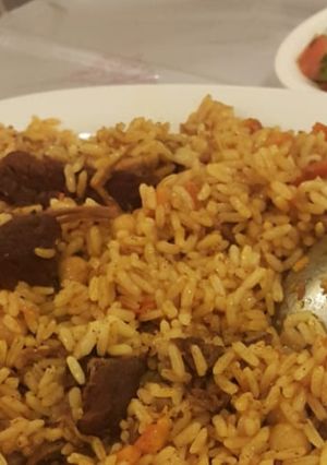 صورة لوصفة رز بخاري على طريقتي