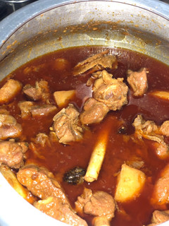 A picture of Mutton Do Pyaza.