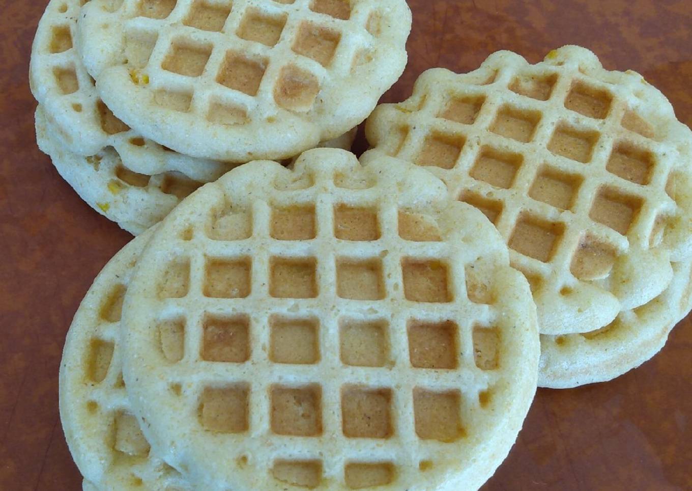 Mini Corn Waffles