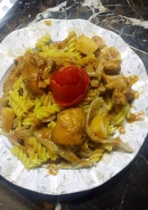 A picture of Chapati pasta.