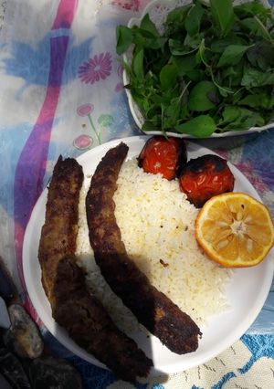 عکسی از دستور کباب کوبیده