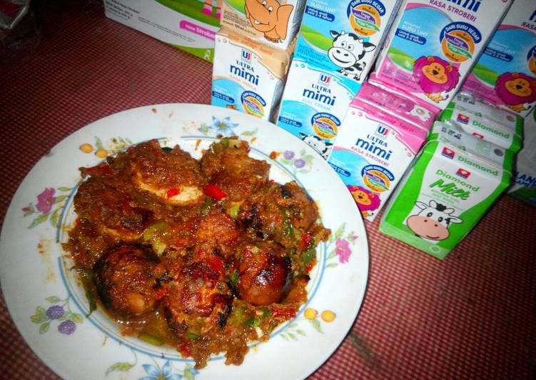 Telur n Tahu Masak Balado