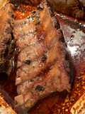 Baby Back Ribs con Salsa de Mostaza Dijon y miel