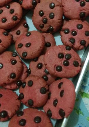 Foto resep Red velvet cookies #BikinRamadanBerkesan