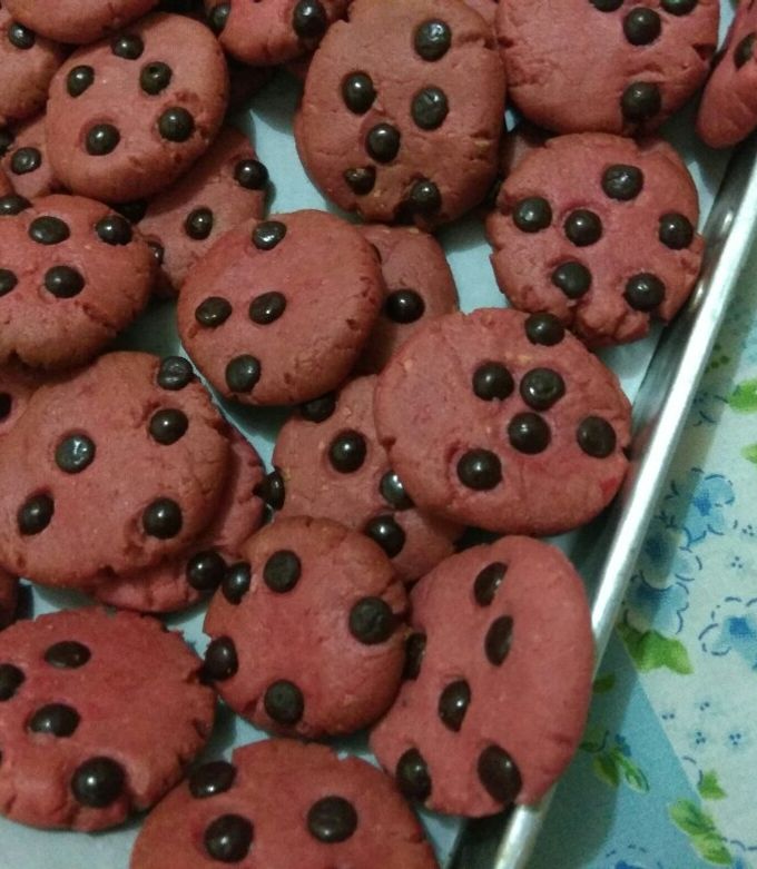 Foto resep Red velvet cookies #BikinRamadanBerkesan