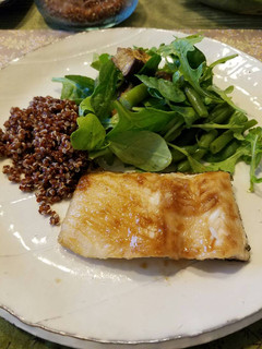 A picture of Rainbow Trout Teriyaki.