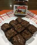 Chewy Fudgy Nutella Brownies