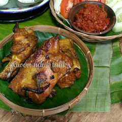 A picture of Ayam bakar wong solo.