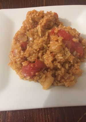 A picture of Spanish Rice Easy&Quick w/ Tomato can.