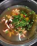 Canh chua lá giang mực tua