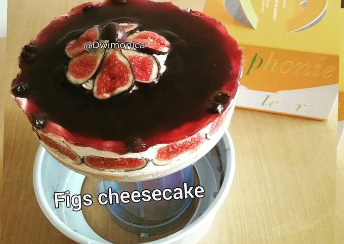Cara Bikin No_bake cheesecake fig fruit yang Sempurna