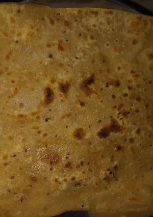 A picture of Ajwain paratha.